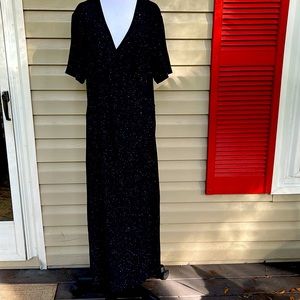 Los Angeles Woman womens black& blue cocktail dress